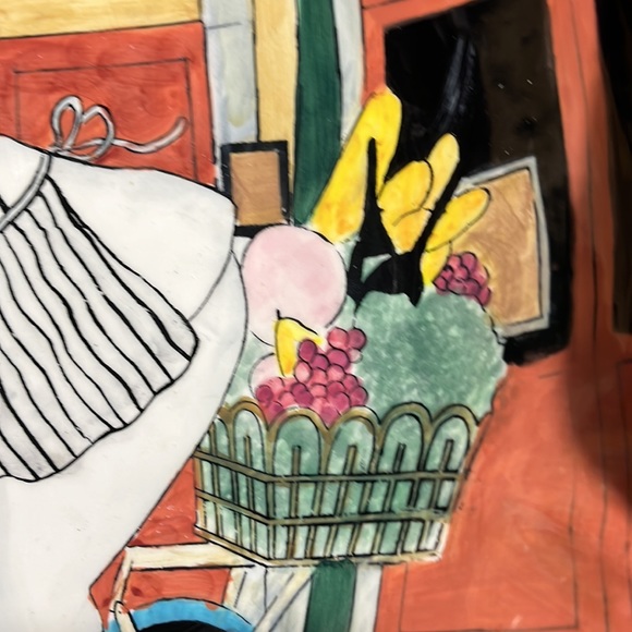 Certified International Betty Whiteaker Round Chef Bowl 13 inches - Picture 5 of 7